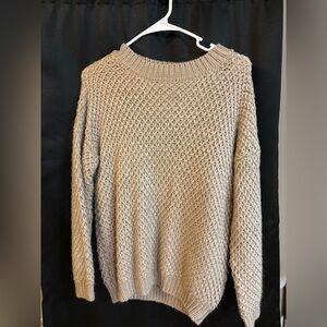 Knit chunky sweater